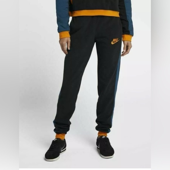Nike vintage rare panda polar fleece spell out women’s pant. SMALL - Picture 1 of 10